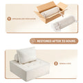 Artiss Floor Sofa Lounge 6 Seater with Pillow