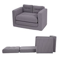 Artiss 2 Seater Corduroy Sofa Bed Pull Out Grey