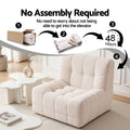 Artiss Set of 3 Sofa Modular Boneless Couches No Assembly White