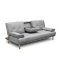 Artiss Sofa Bed 188cm Grey Faux Linen