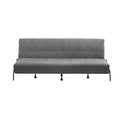 Artiss Sofa Bed 3-Seater 1.9m Grey Innerspring Couch Futon