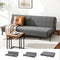 Artiss Sofa Bed 3-Seater 1.9m Grey Innerspring Couch Futon