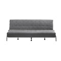 Artiss Sofa Bed 3-Seater 1.9m Grey Innerspring Couch Futon