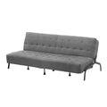 Artiss Sofa Bed 3-Seater 1.9m Grey Innerspring Couch Futon