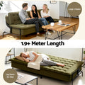 Artiss Sofa Bed 3-Seater 1.9m Innerspring Futon Couch Green