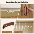 Artiss Foldable Storage Cabinet Stackable Wardrobe Box Clear Magnetic Door White