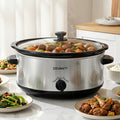 Devanti 6.5L Slow Cooker Electric Multi Cooker 3 Heat Settings