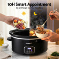 Devanti 5.6L Slow Cooker Electric Multi Cooker 3 Heat Settings