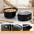 Devanti 5.6L Slow Cooker Electric Multi Cooker 3 Heat Settings