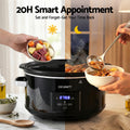 Devanti 8L Slow Cooker Electric Multi Cooker 3 Heat Settings
