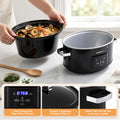 Devanti 8L Slow Cooker Electric Multi Cooker 3 Heat Settings