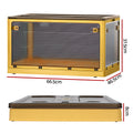 Artiss 115L Foldable Storage Box Transparent Stackable