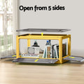 Artiss 115L Foldable Storage Box Transparent Stackable