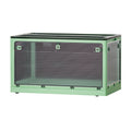 Artiss 140L Foldable Storage Box Transparent Stackable Container