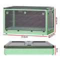 Artiss 140L Foldable Storage Box Transparent Stackable Container