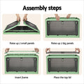 Artiss 140L Foldable Storage Box Transparent Stackable Container