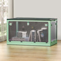 Artiss 140L Foldable Storage Box Transparent Stackable Container