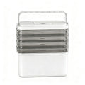 Artiss 5 Tier Portable Storage Box Clear Plastic Detachable