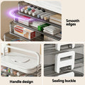 Artiss 5 Tier Portable Storage Box Clear Plastic Detachable