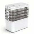 Artiss 5 Tier Portable Storage Box Clear Plastic Detachable