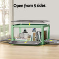 Artiss 82L Foldable Storage Box Stackable Transparent Container