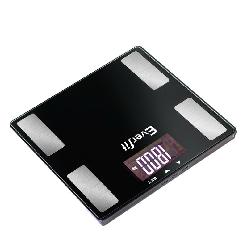 Everfit Bluetooth Body Fat Scale 180kg Wireless Bathroom Gym