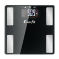 Everfit Bluetooth Body Fat Scale 180kg Wireless Bathroom Gym