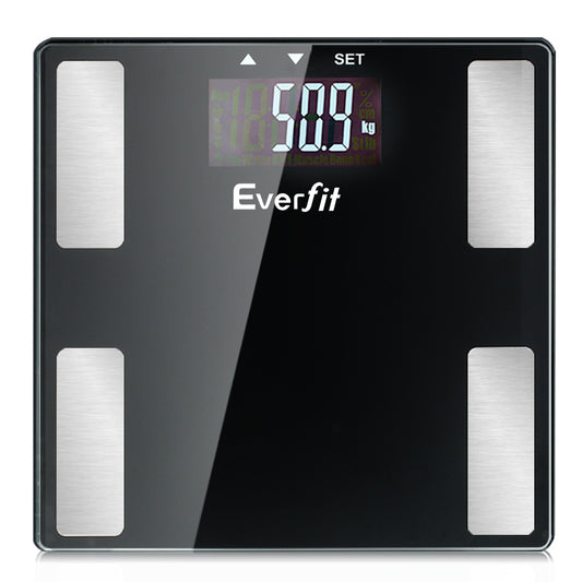 Everfit Body Fat Scale BMI Monitor 180KG Bathroom Digital