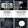 Everfit Digital Bathroom Scale 180KG Electronic Weight Tracker