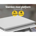 Emajin Digital Kitchen Scales 40kg Platform White LCD