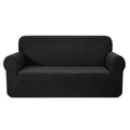 Artiss 3 Seater Sofa Cover High Stretch Black Couch Protector