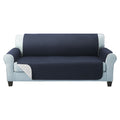 Artiss Sofa Cover 3 Seater Quilted Dark Grey Couch Protector