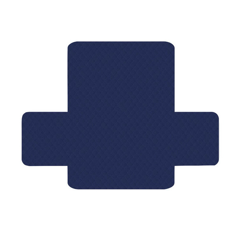 Artiss Sofa Cover 3 Seater Quilted Navy Couch Protector