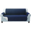 Artiss Sofa Cover 3 Seater Quilted Navy Couch Protector