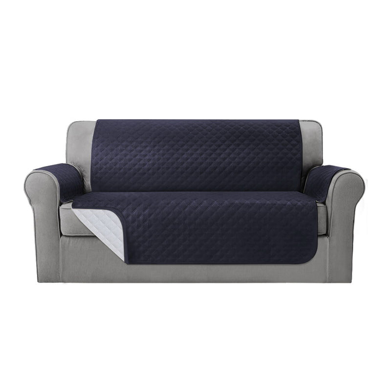 Artiss 3 Seater Sofa Cover Water Resistant Dark Grey