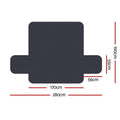 Artiss 3 Seater Sofa Cover Water Resistant Dark Grey