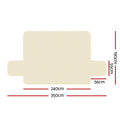 Artiss 4 Seater Sofa Cover Water Resistant Beige