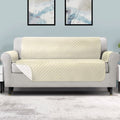 Artiss 4 Seater Sofa Cover Water Resistant Beige