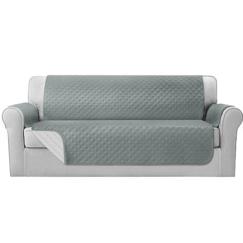 Artiss Sofa Cover 4 Seater Water Resistant Grey Couch Protector