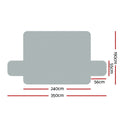Artiss Sofa Cover 4 Seater Water Resistant Grey Couch Protector