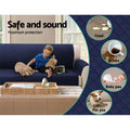 Artiss 4 Seater Sofa Cover Water Resistant Navy