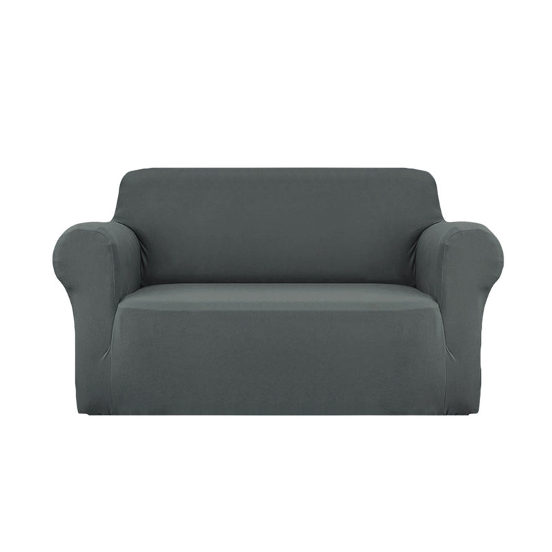 Artiss Sofa Cover 2 Seater Stretch Grey Couch Protector