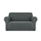 Artiss Sofa Cover 2 Seater Stretch Grey Couch Protector
