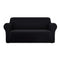 Artiss Sofa Cover 3 Seater Stretch Black Couch Protector