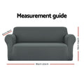 Artiss 3 Seater Sofa Cover Stretch Grey Couch Protector
