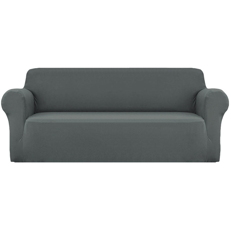 Artiss 4 Seater Sofa Cover Stretch Grey Couch Protector