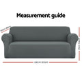 Artiss 4 Seater Sofa Cover Stretch Grey Couch Protector