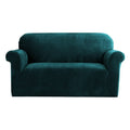 Artiss Sofa Cover 2 Seater Velvet Agate Green Couch Covers