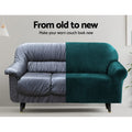 Artiss Sofa Cover 2 Seater Velvet Agate Green Couch Covers