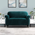 Artiss Sofa Cover 2 Seater Velvet Agate Green Couch Covers